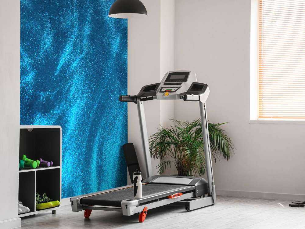 Ruisseau à paillettes bleues