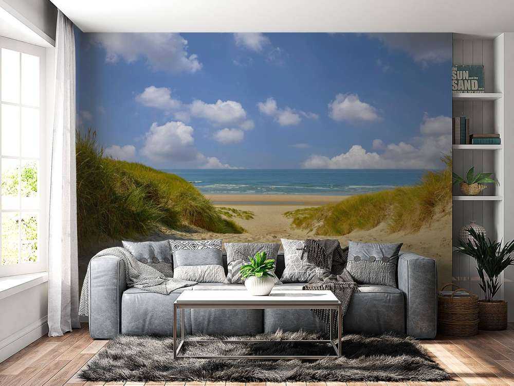 Promenade à travers les dunes