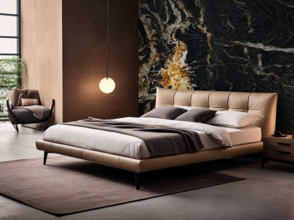 Marbre avec structure légère