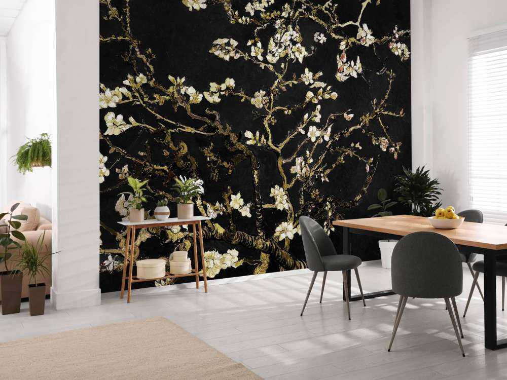 Fleur d'amandier foncé