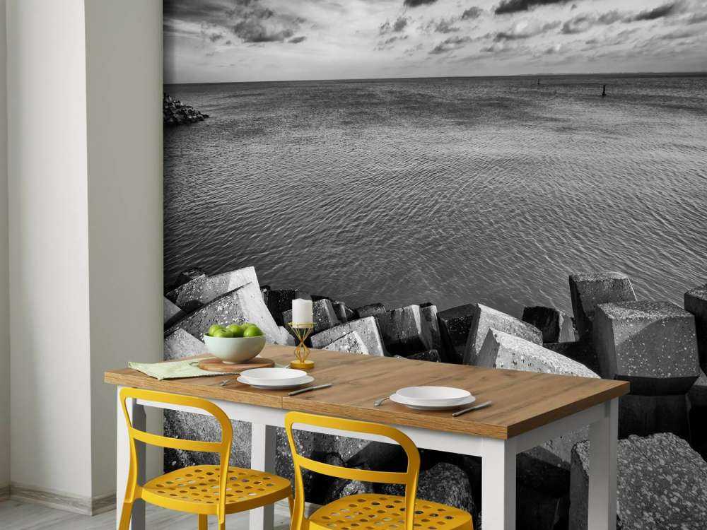 Des blocs de béton pour le port de Cadzand-Bad 