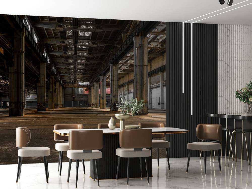 Une salle abandonnée