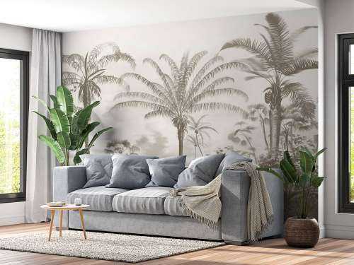 Tropiques romantiques taupe