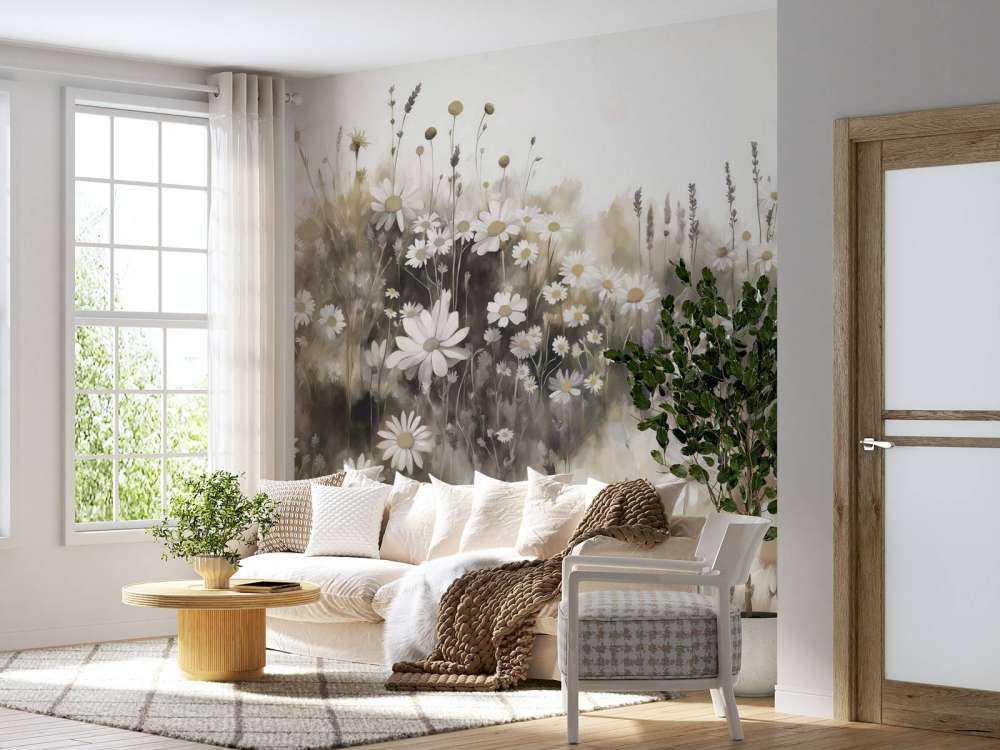 Crème de prairie de marguerites silencieuses