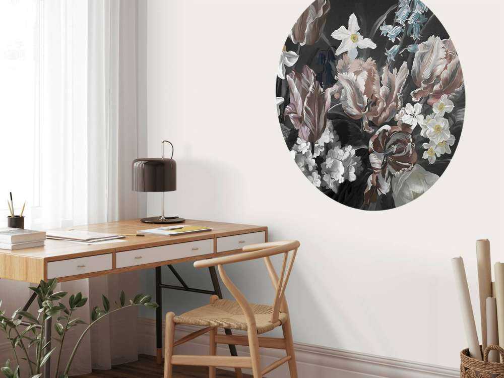 Bouquet avec des pions orange