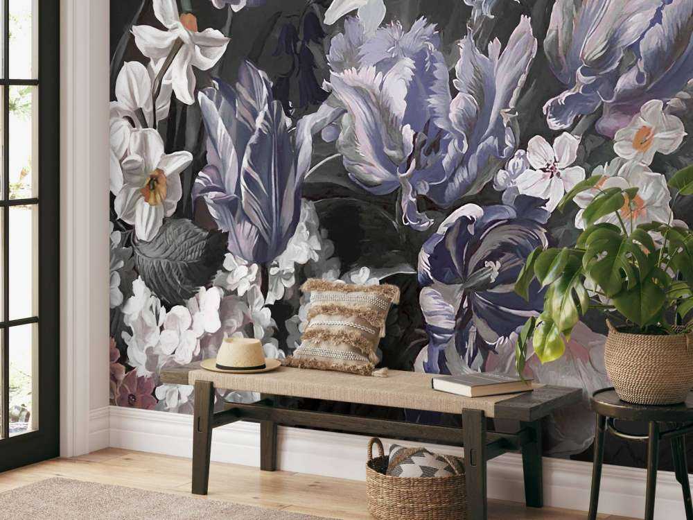 Bouquet avec des pions multicolores