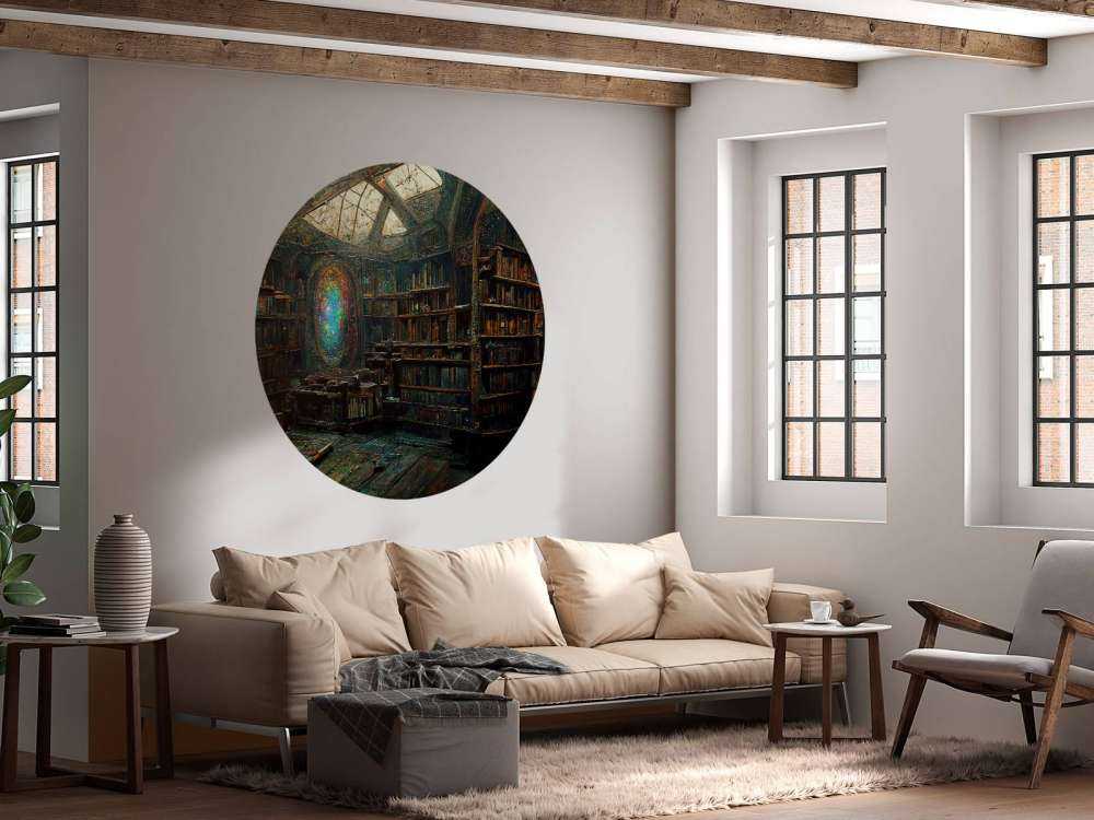 Salle de livres enchantée