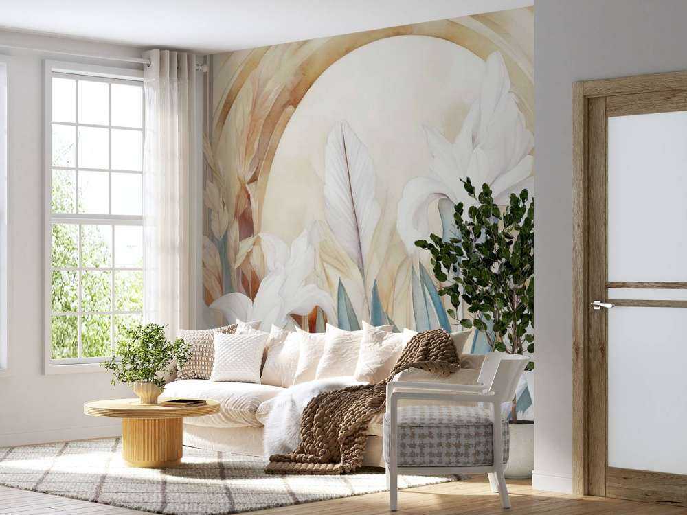 Iris au lever du soleil bleu