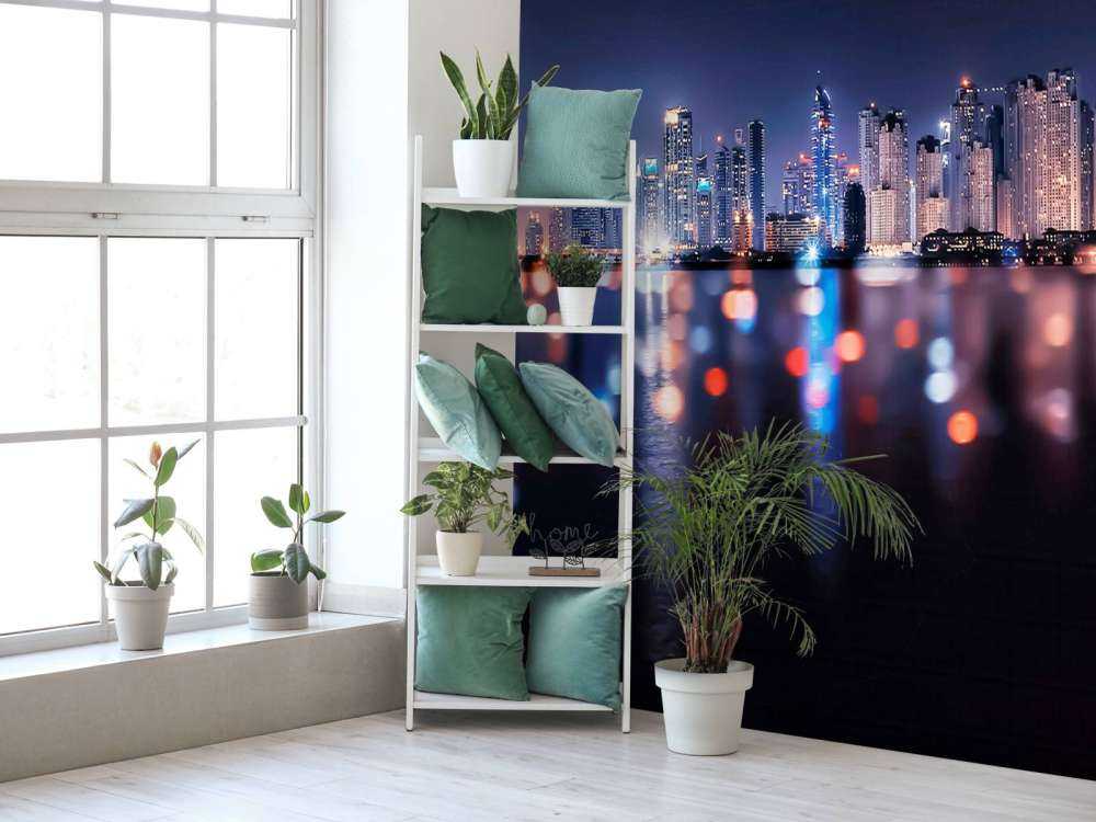 Horizon nocturne au bord de l'eau