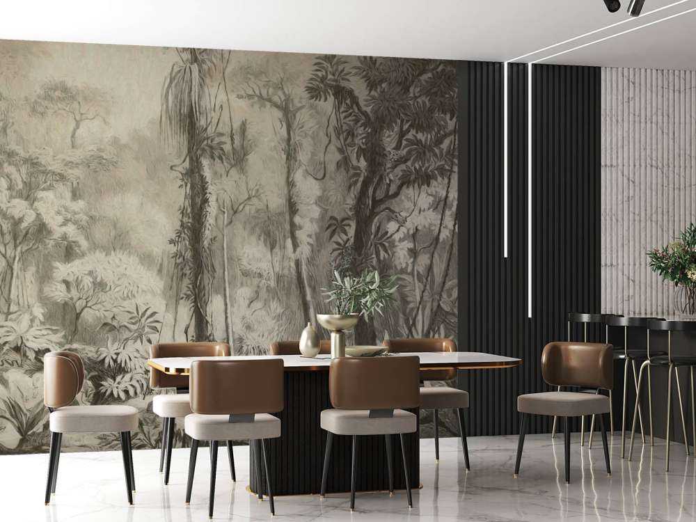 Forêt tropicale - marron