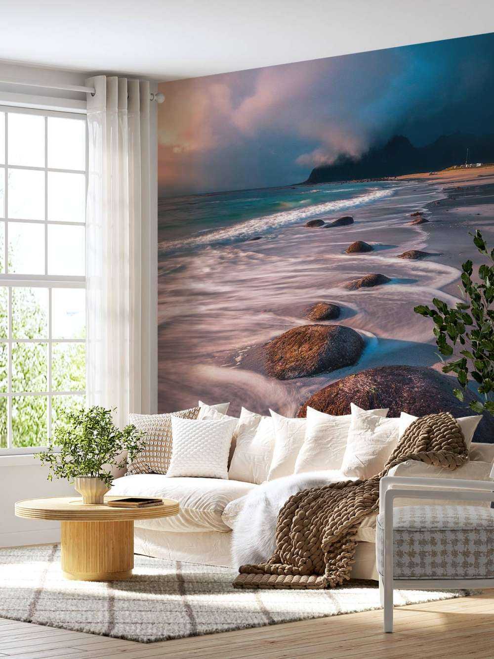 Lueur du soir sur la côte nord.