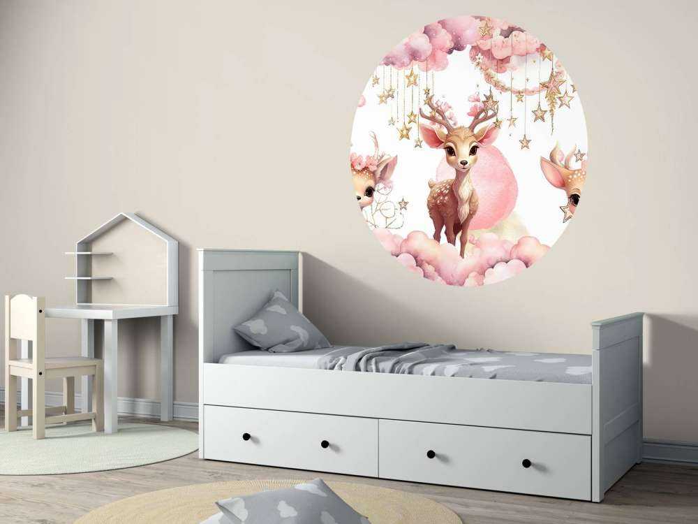 Dromerig cerf entre les étoiles