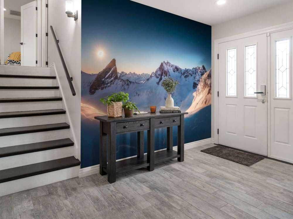 Lumière de lune sur un col silencieux