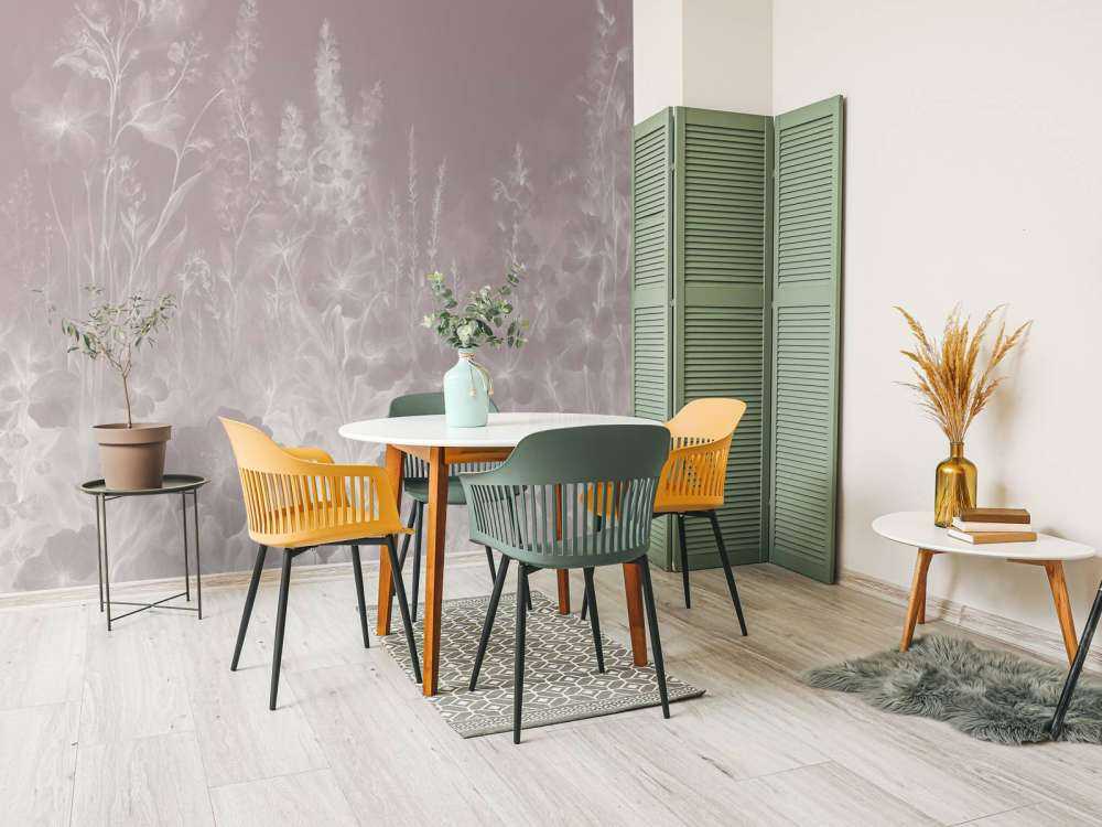 Jardin anglais tendre - rose