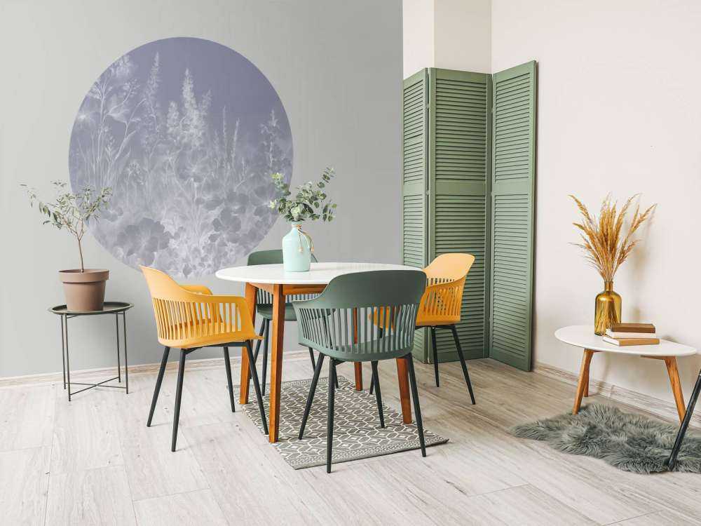 Jardin anglais tendre - violet