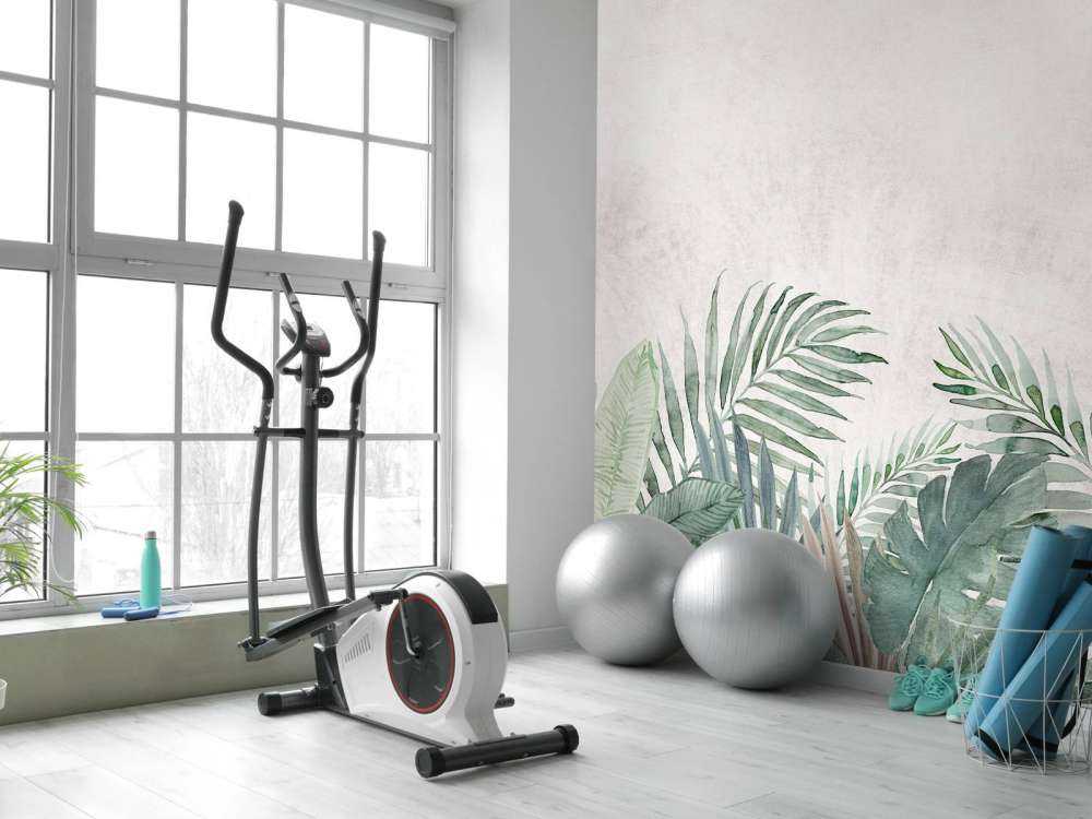 Feuillage tropical en aquarelle