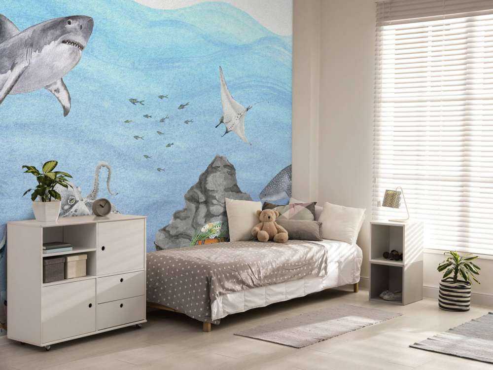 Le monde sous-marin avec les requins