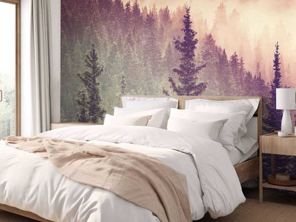 Brouillard dans la forêt