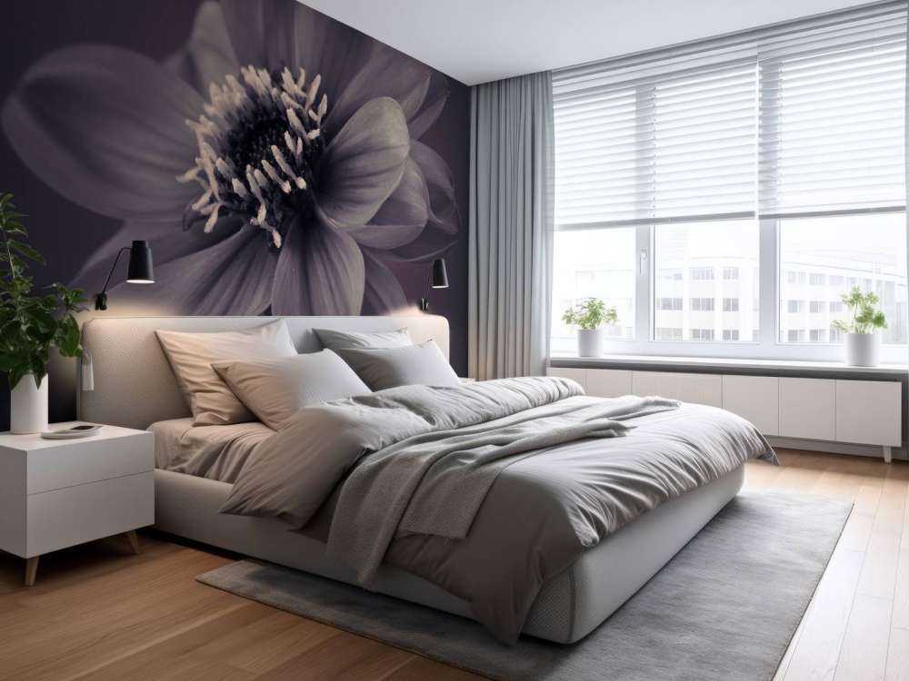 Fleur de dahlia foncé