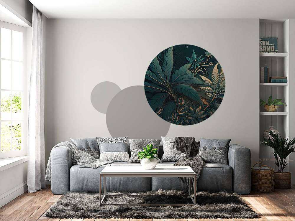 Design de la nature bleu canard