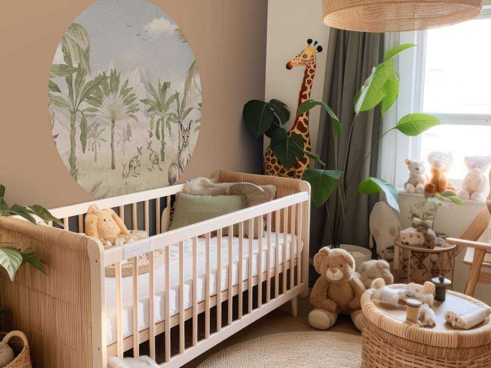 Paysage de kangourous