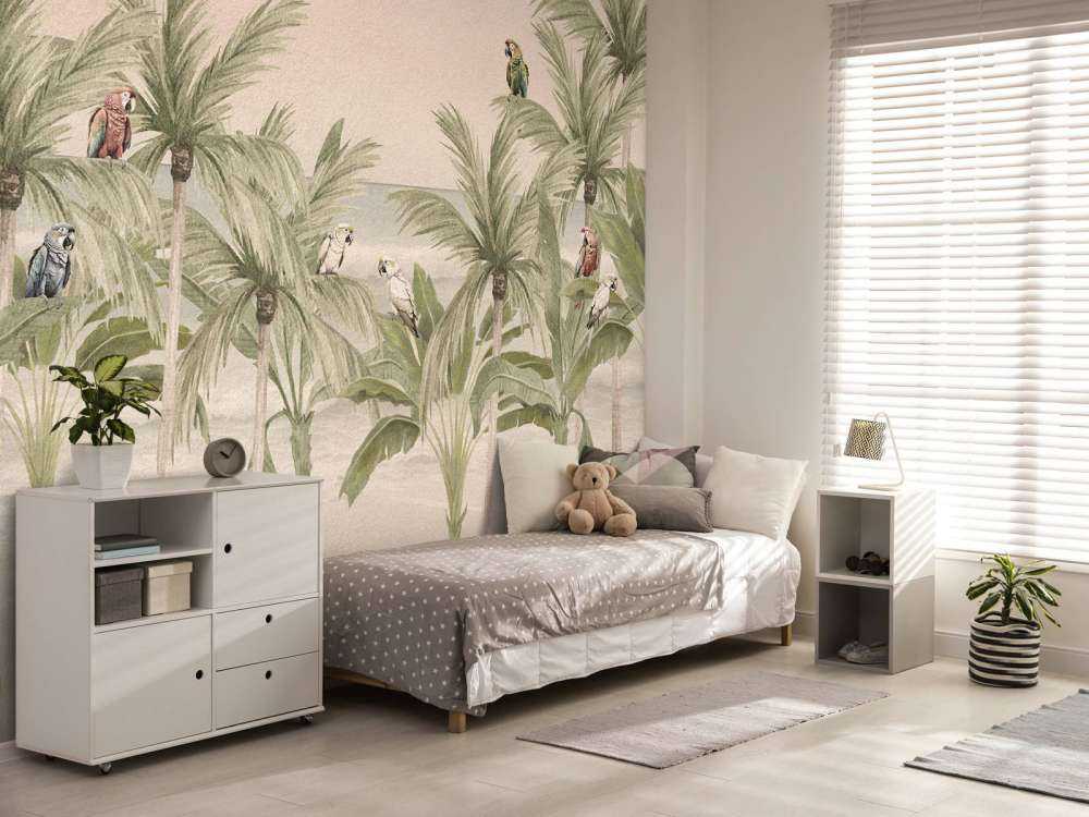 Perroquets sur la plage