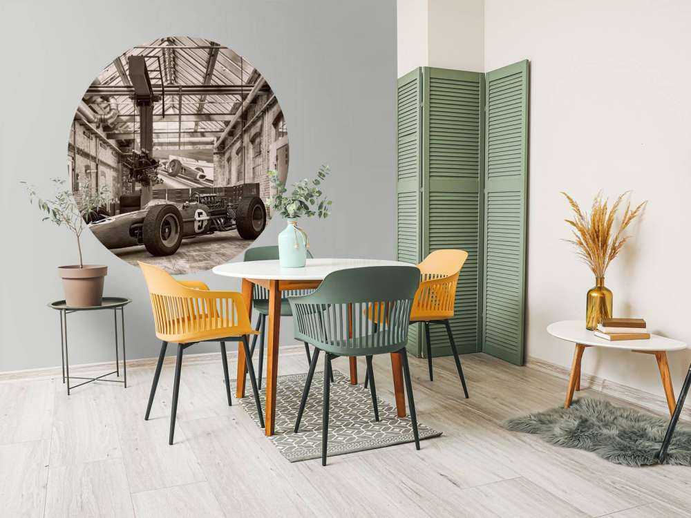 Vieille voiture de course