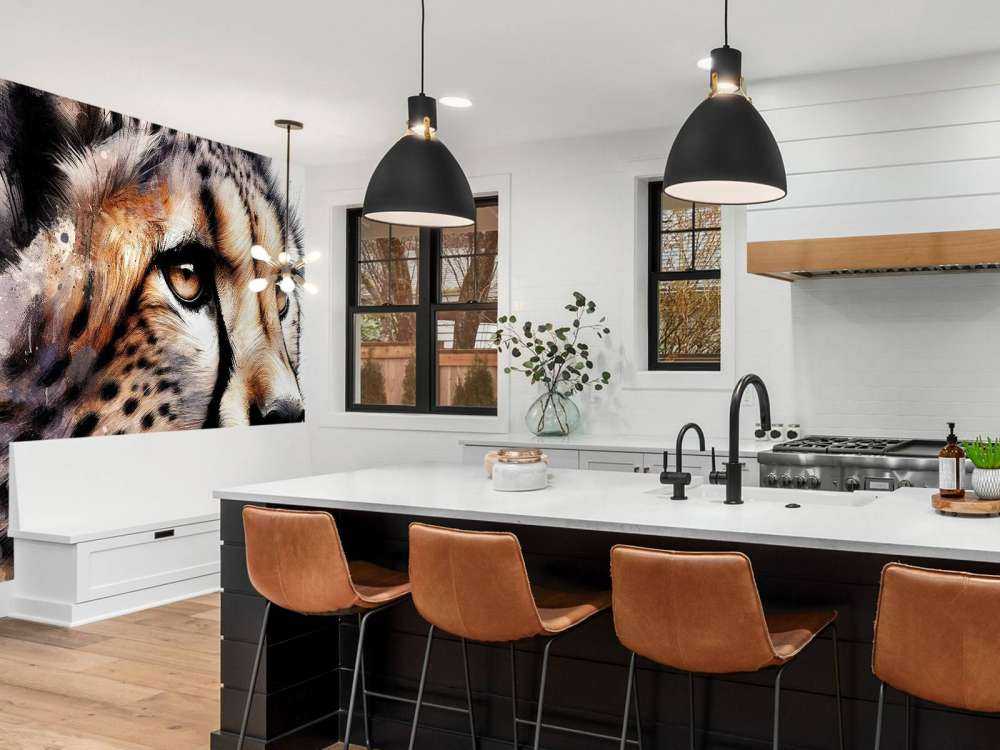 Guépard à l'aquarelle