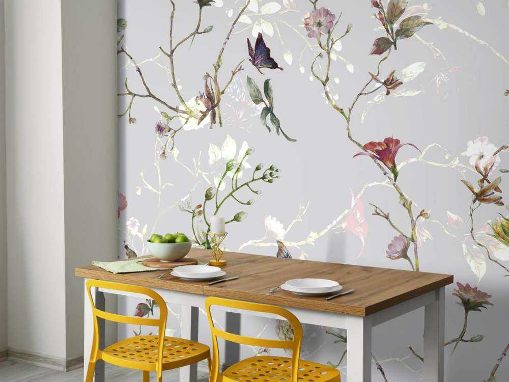 Flore de papillons Jeu de lumière