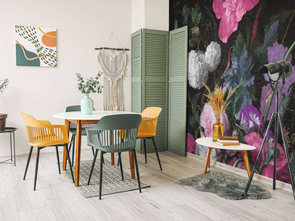 Nature morte aux fleurs baroques - rose lunatique