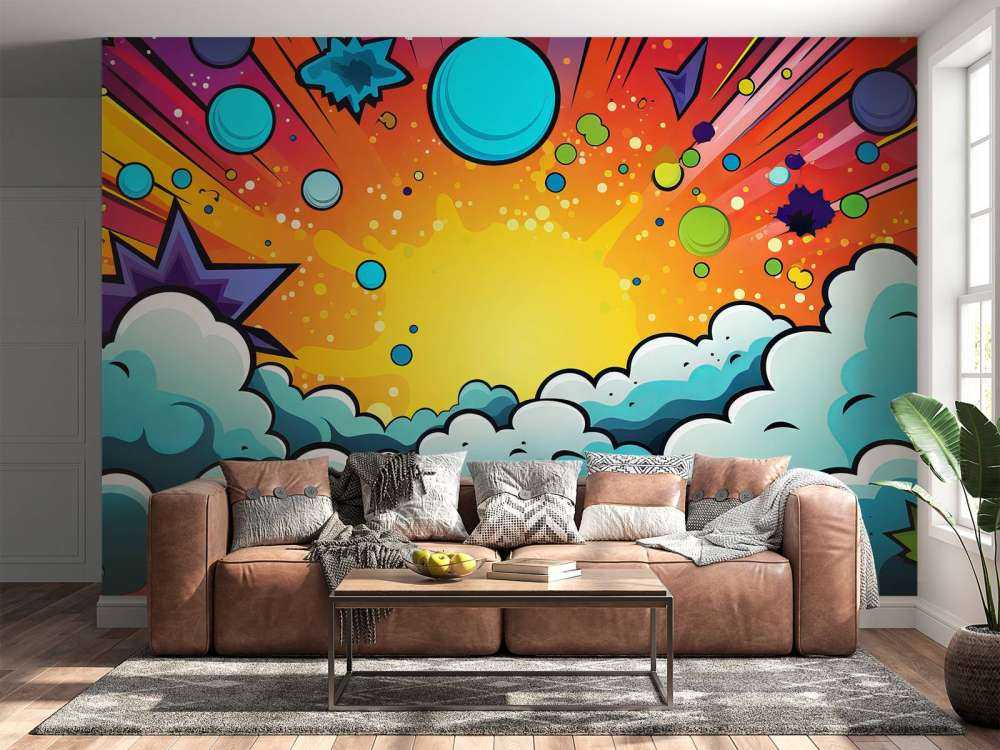 Explosion cosmique de couleurs