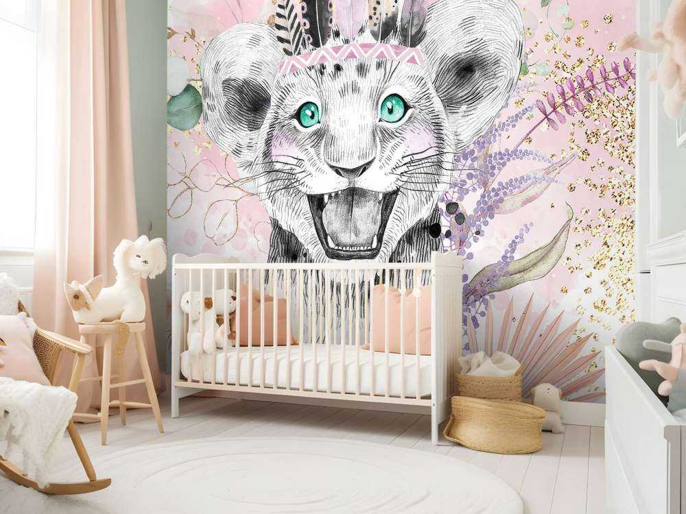 Lionne forêt féérique