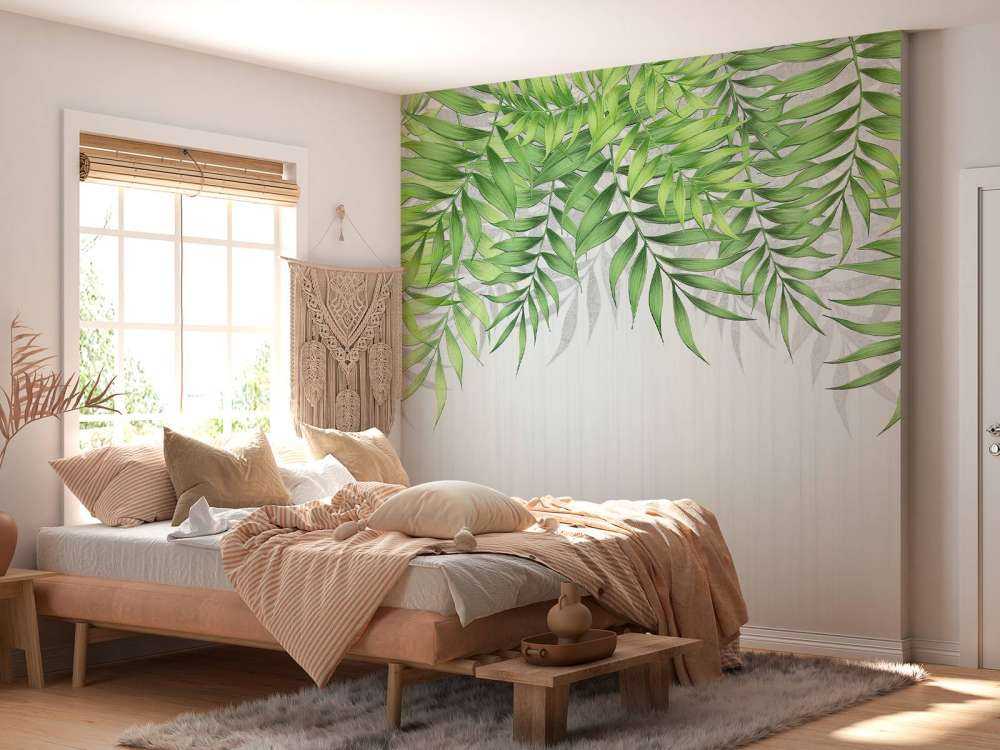 Texture de feuilles tropicales