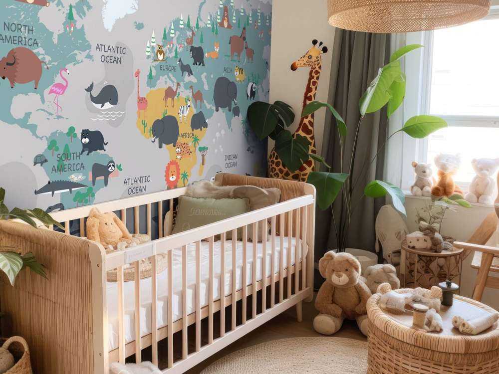 Carte du monde des animaux