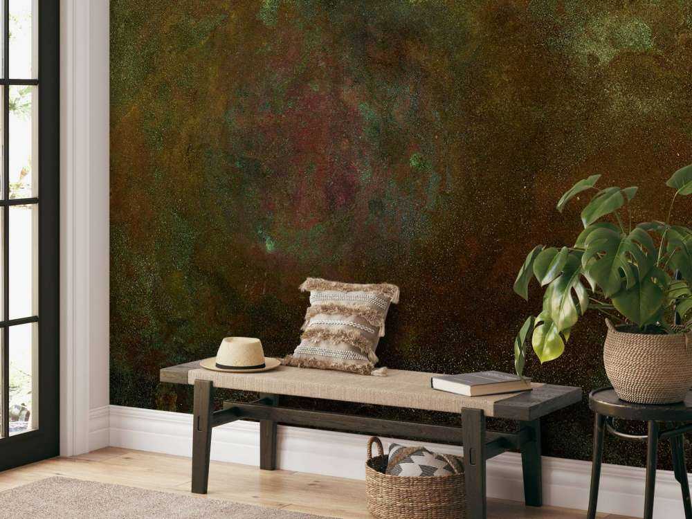 Structure oxydée magnifiquement mise en valeur