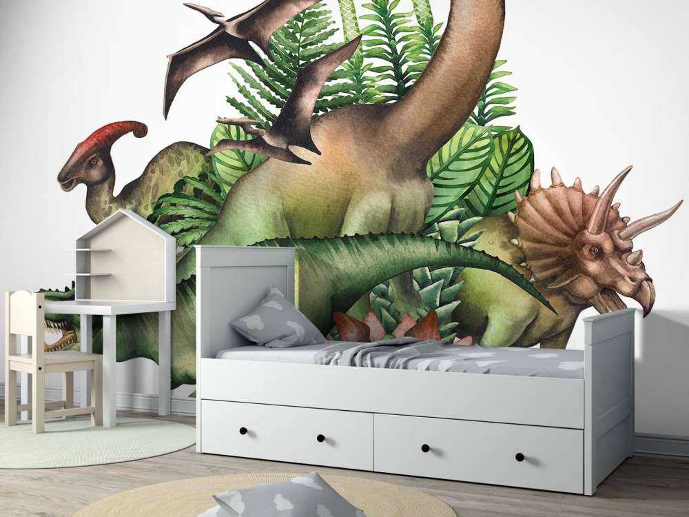 Dino's à l'aquarelle