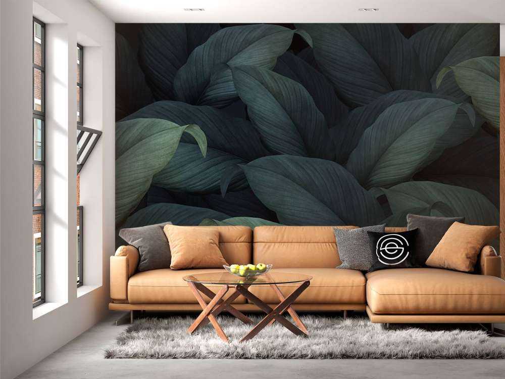 Feuilles vertes tropical