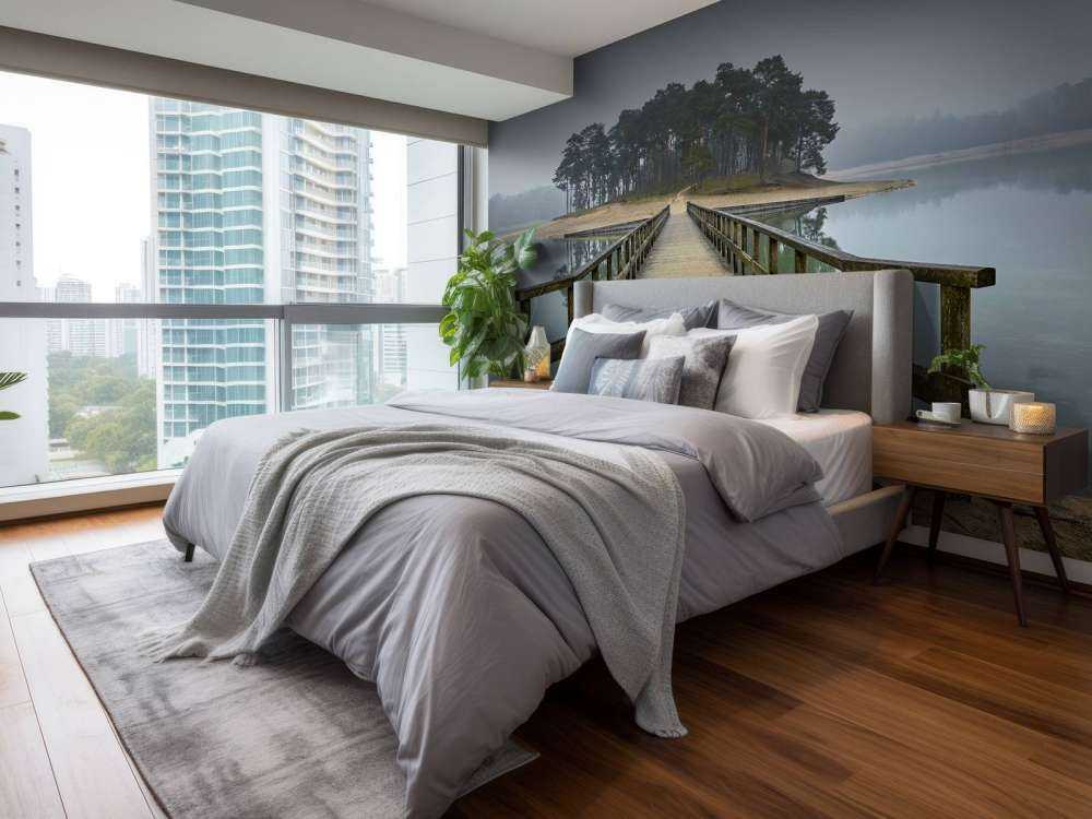 Une île dans le brouillard