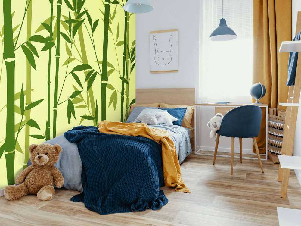 Illustration d'une forêt de bambous