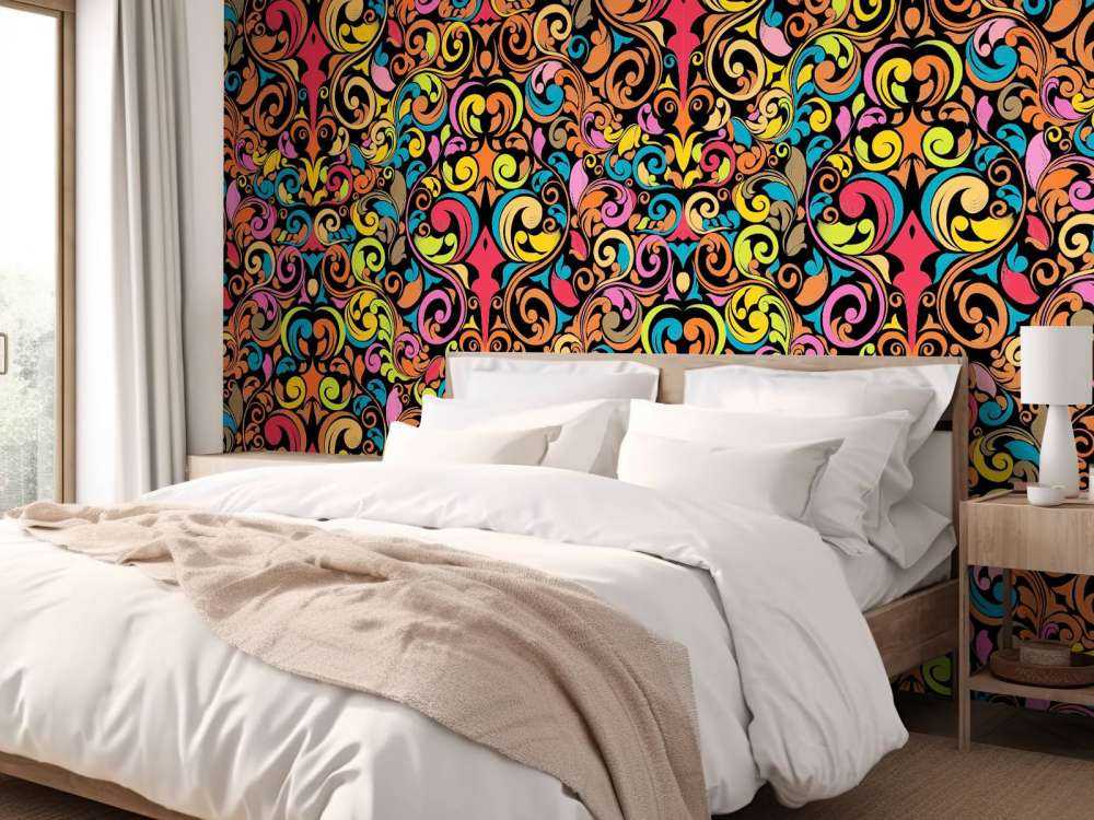 Figures abstraites colorées