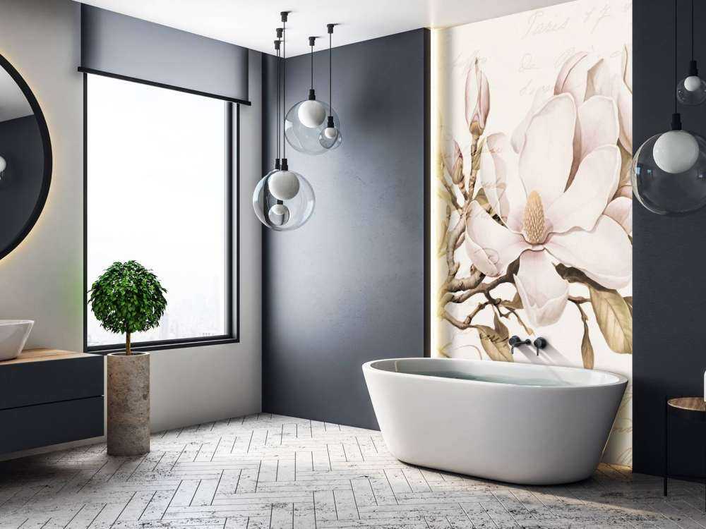 Romance printanière de magnolia, art floral nostalgique