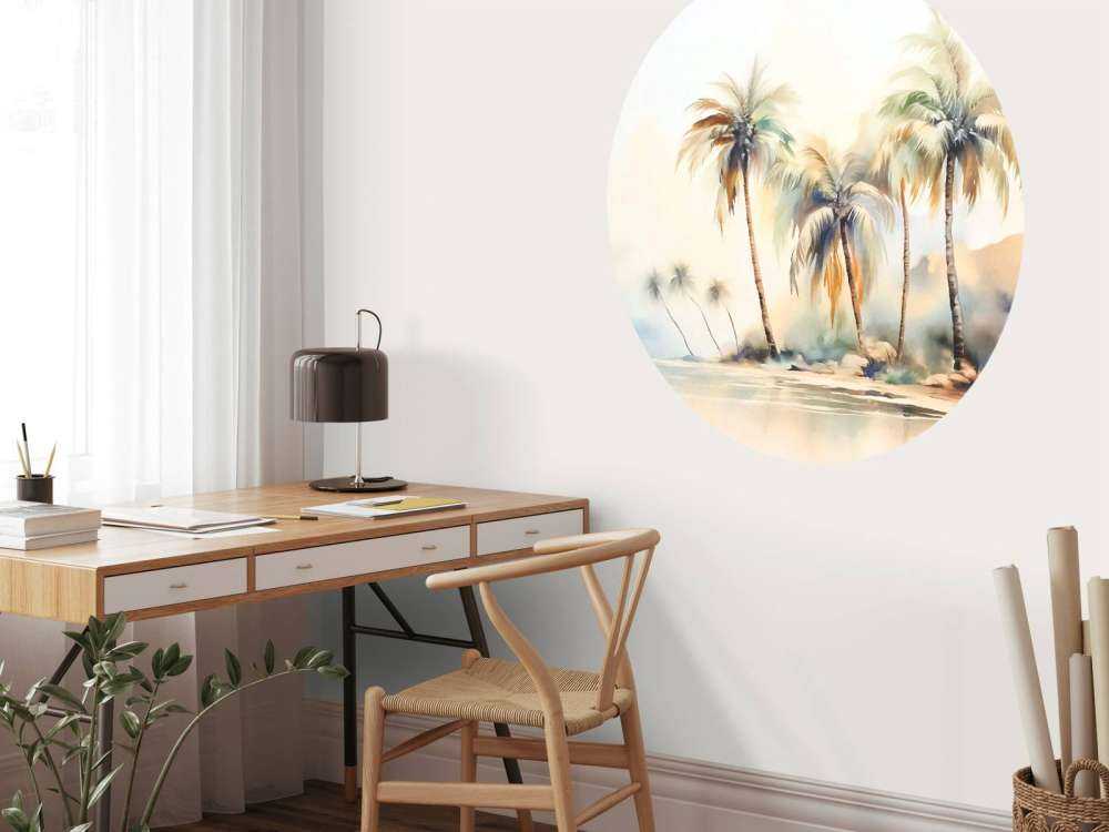 Serene tropical island summer escape