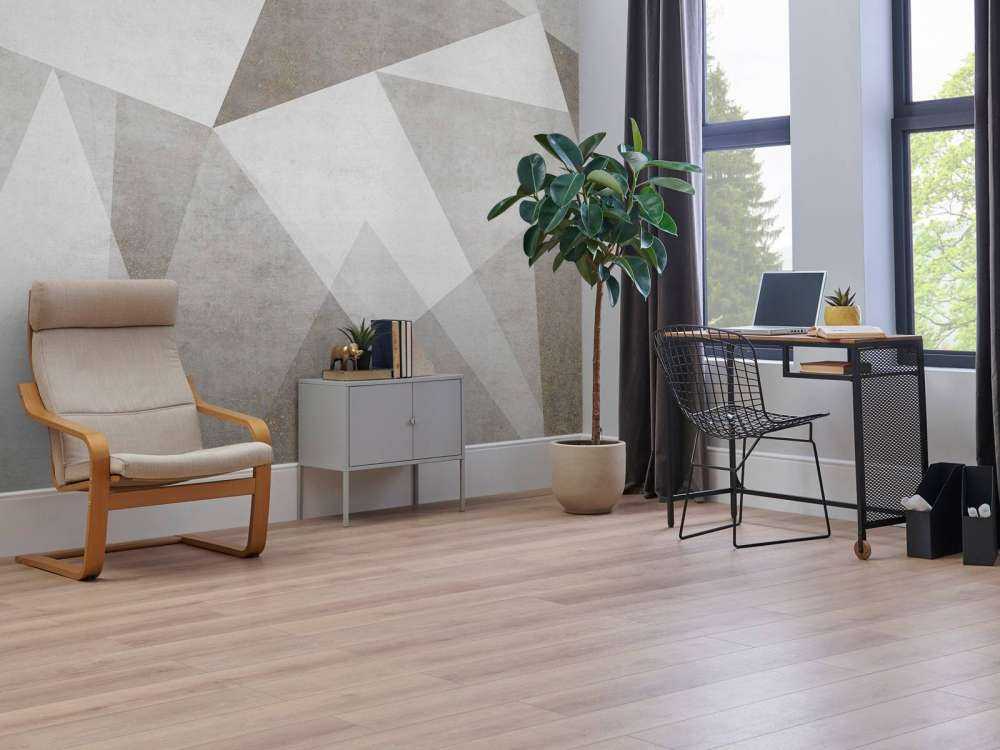 Jeu de lumière géométrique aspect béton