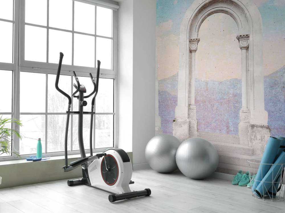 Arcs classiques vers le ciel pastel