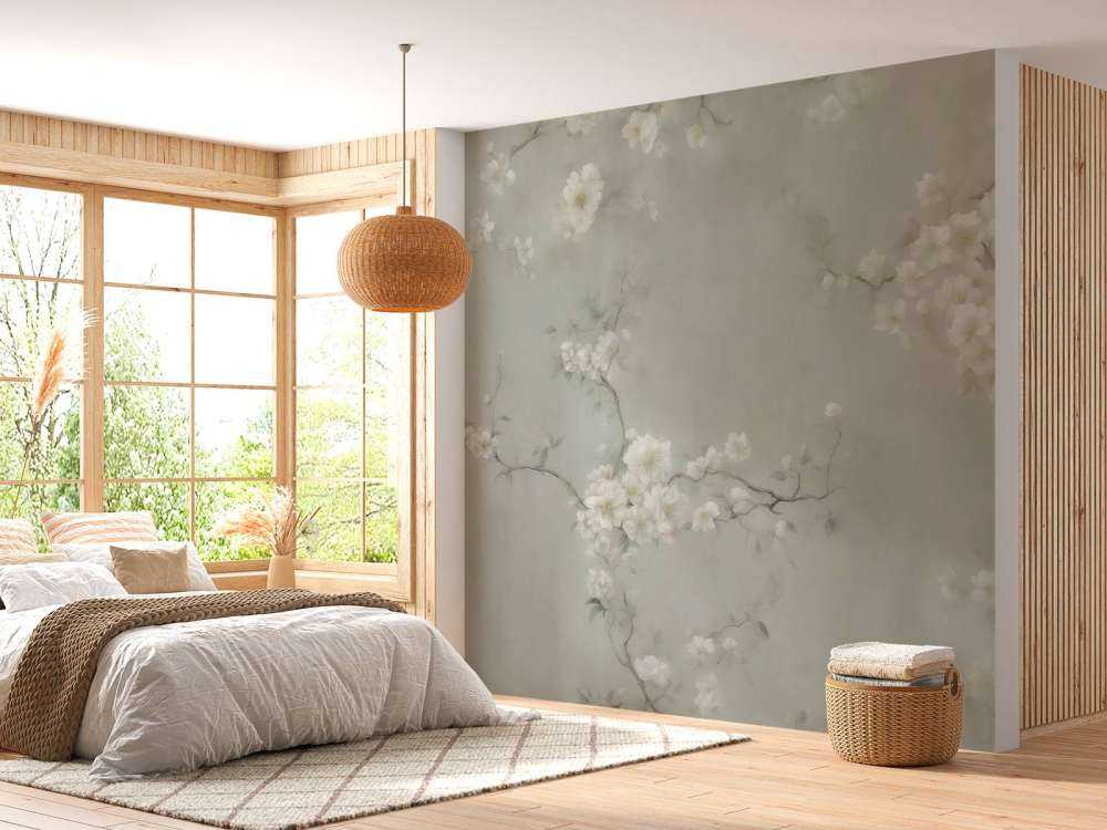 Branches de fleurs vertes adorables