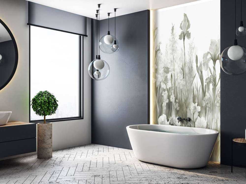 Printemps parfumé - gris