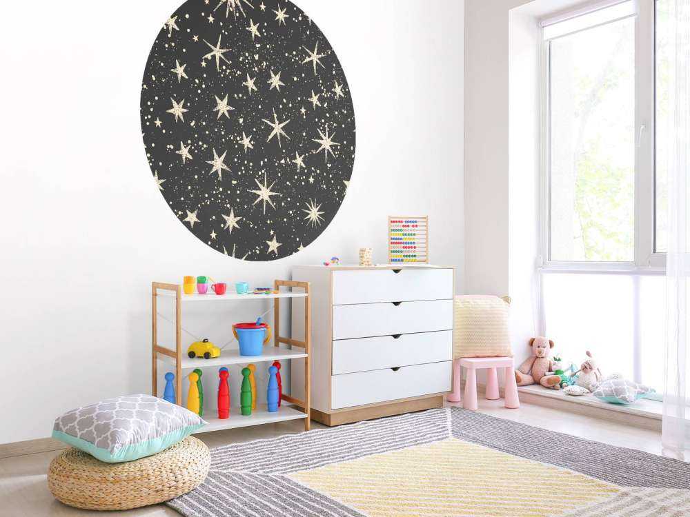 Nuit étoilée vintage scintillante
