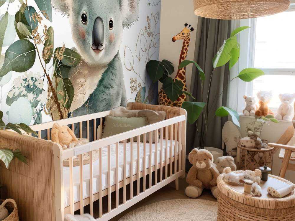 Koala mignon dans l'eucalyptus