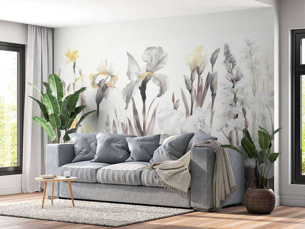 Joyeux printemps jaune doré