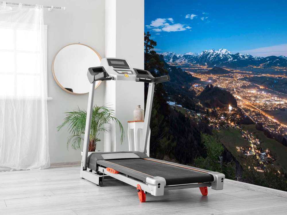 Vision nocturne sur la ville de la vallée alpine